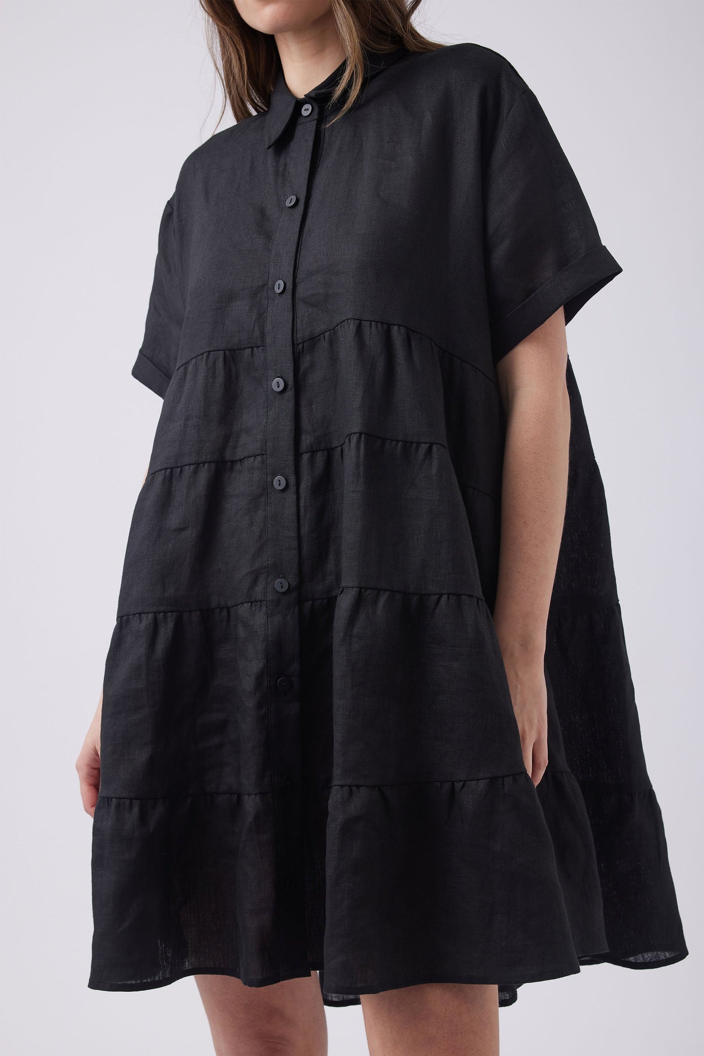 Anisa Mini Shirt Dress