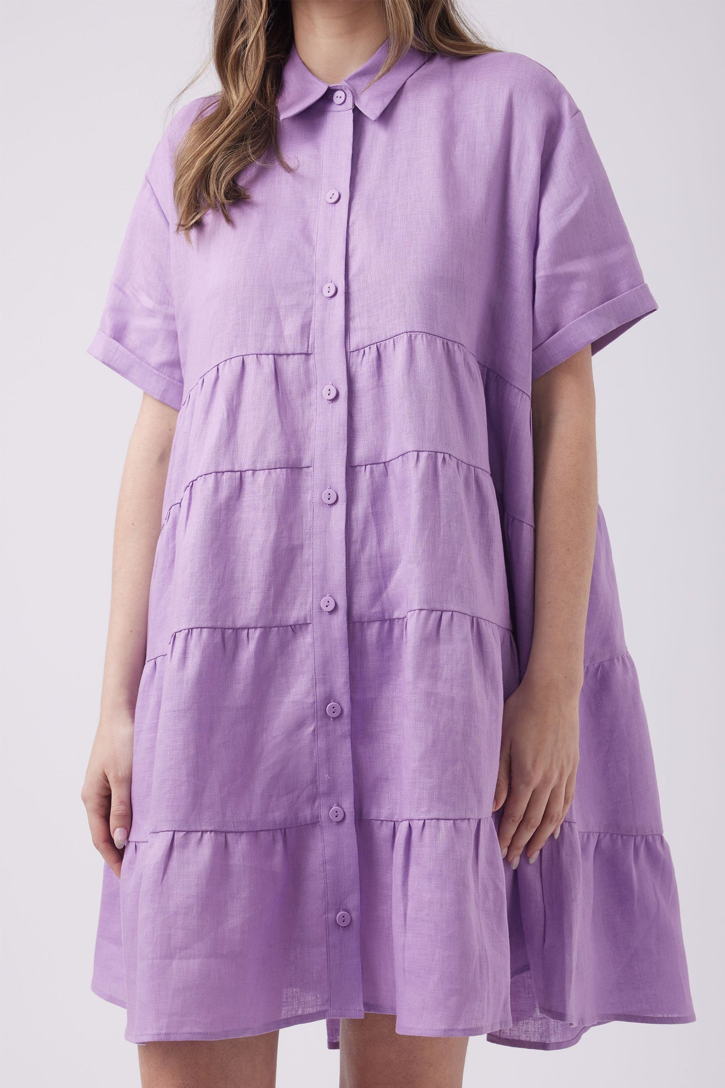 Anisa Mini Shirt Dress
