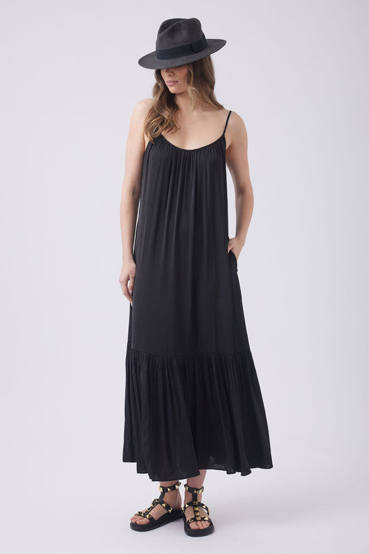 Monica Scoop Neck Maxi Dress