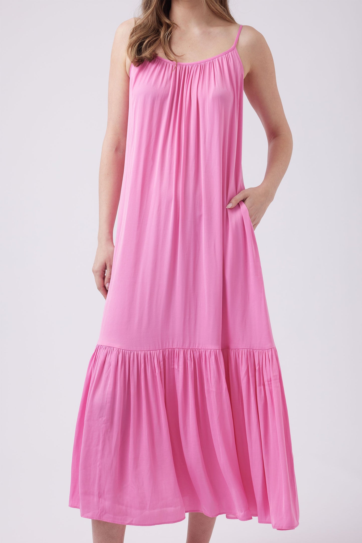 Monica Scoop Neck Maxi Dress