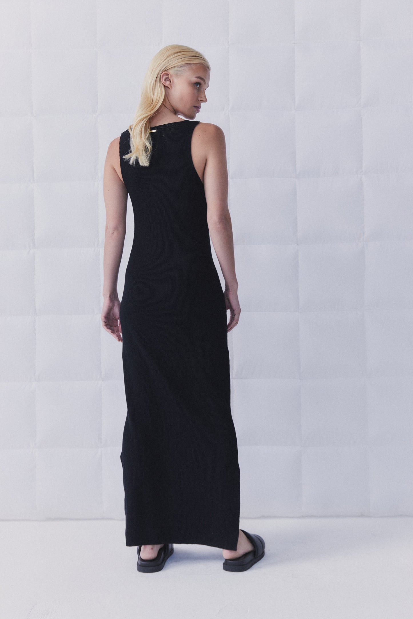 D-Luxe Square Neck Knit Dress