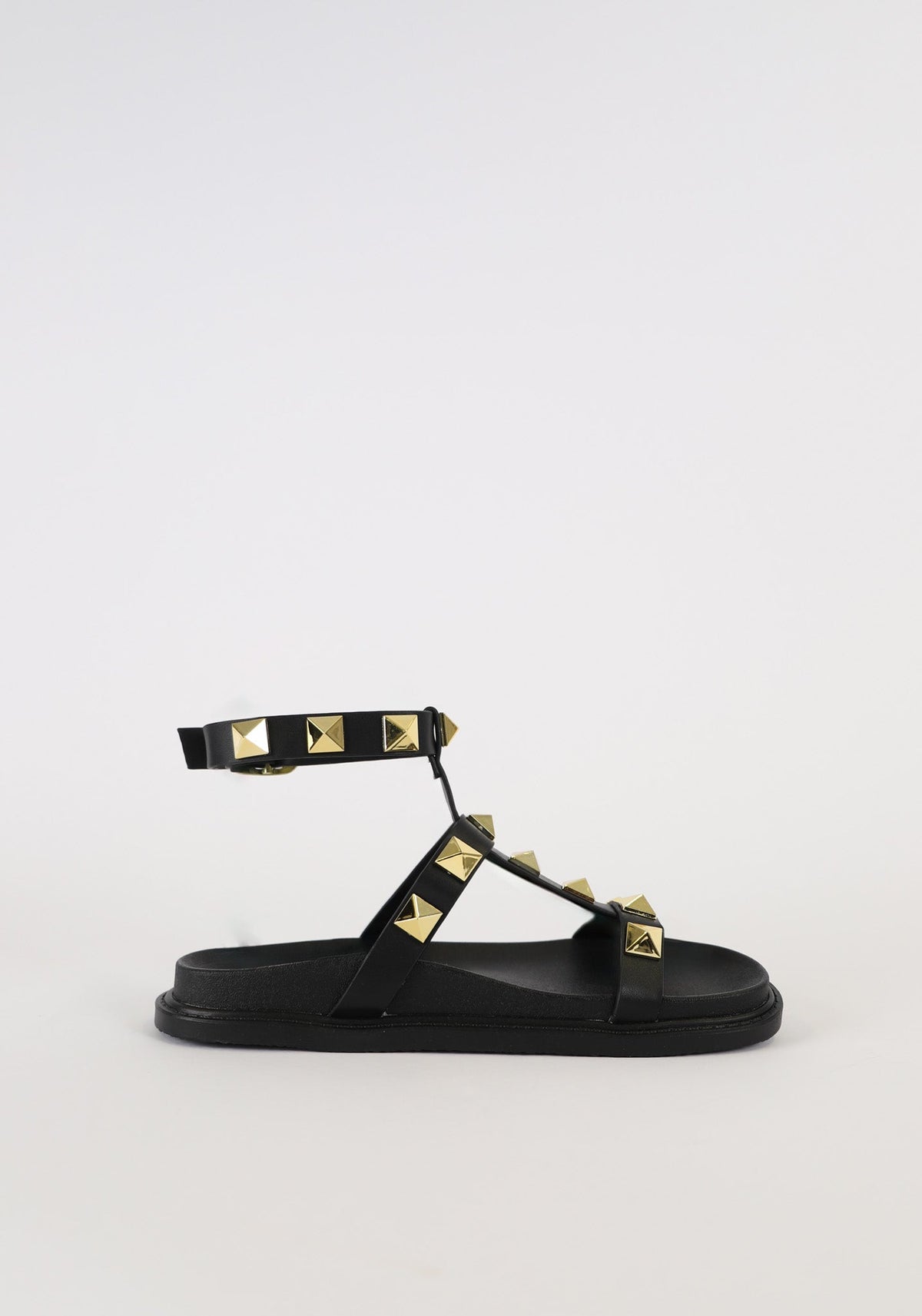 Wrap T-Bar Studded Sandal