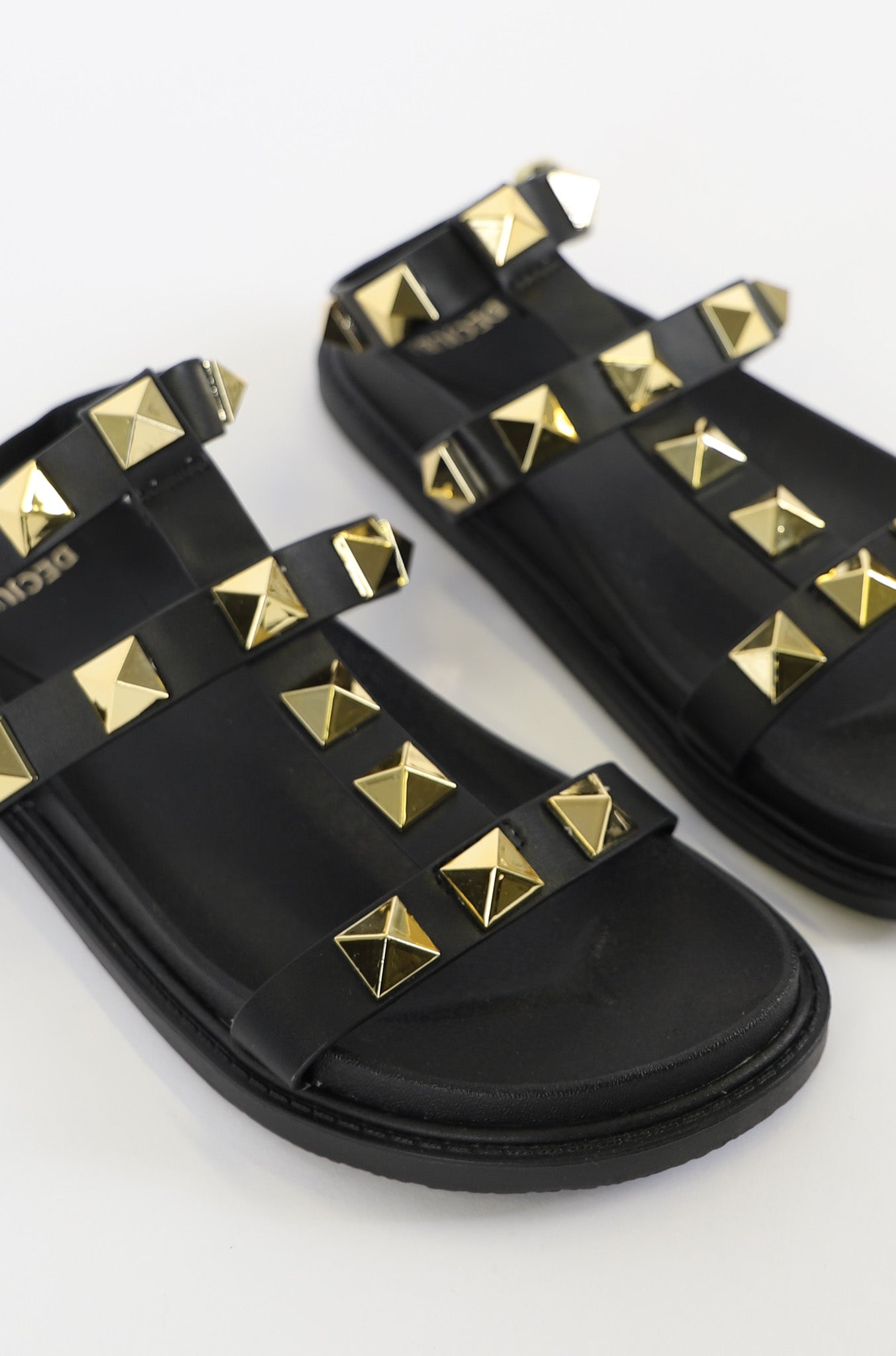 Wrap T-Bar Studded Sandal