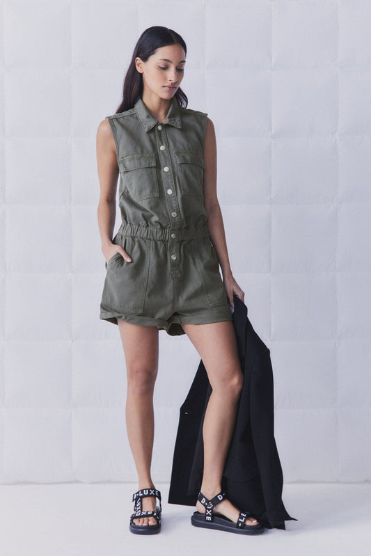 D-Luxe Denim Romper
