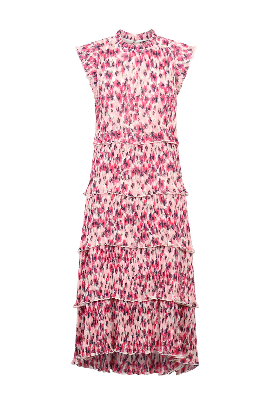 Quinn Ruffle Midi Dress