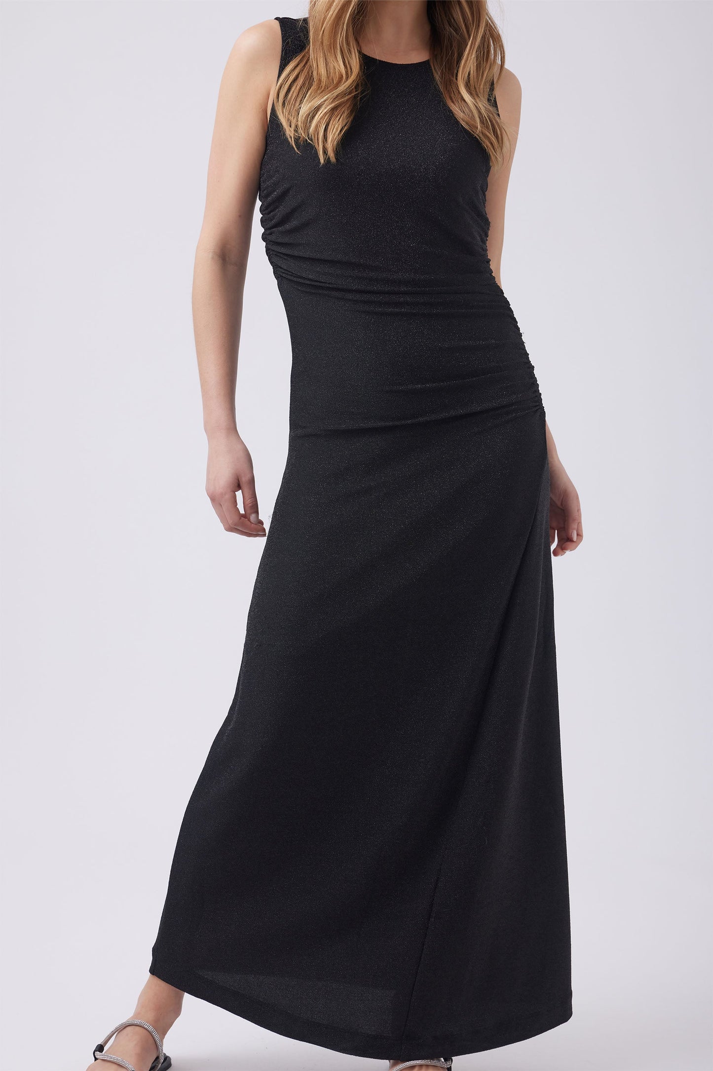 Brodie Lurex Midi Dress
