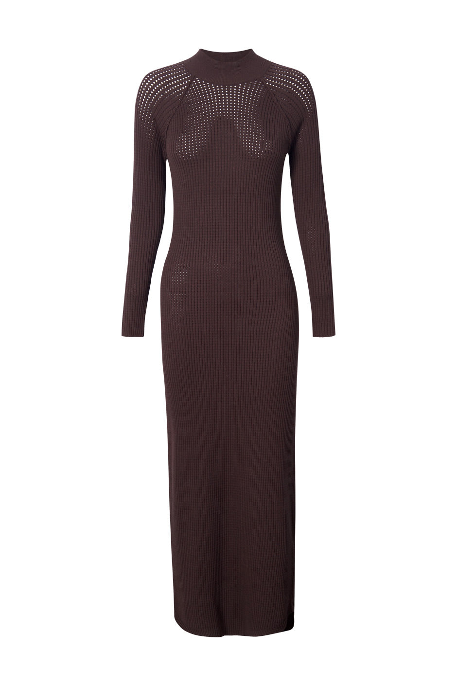 D-Luxe Curved Hem Midi Dress