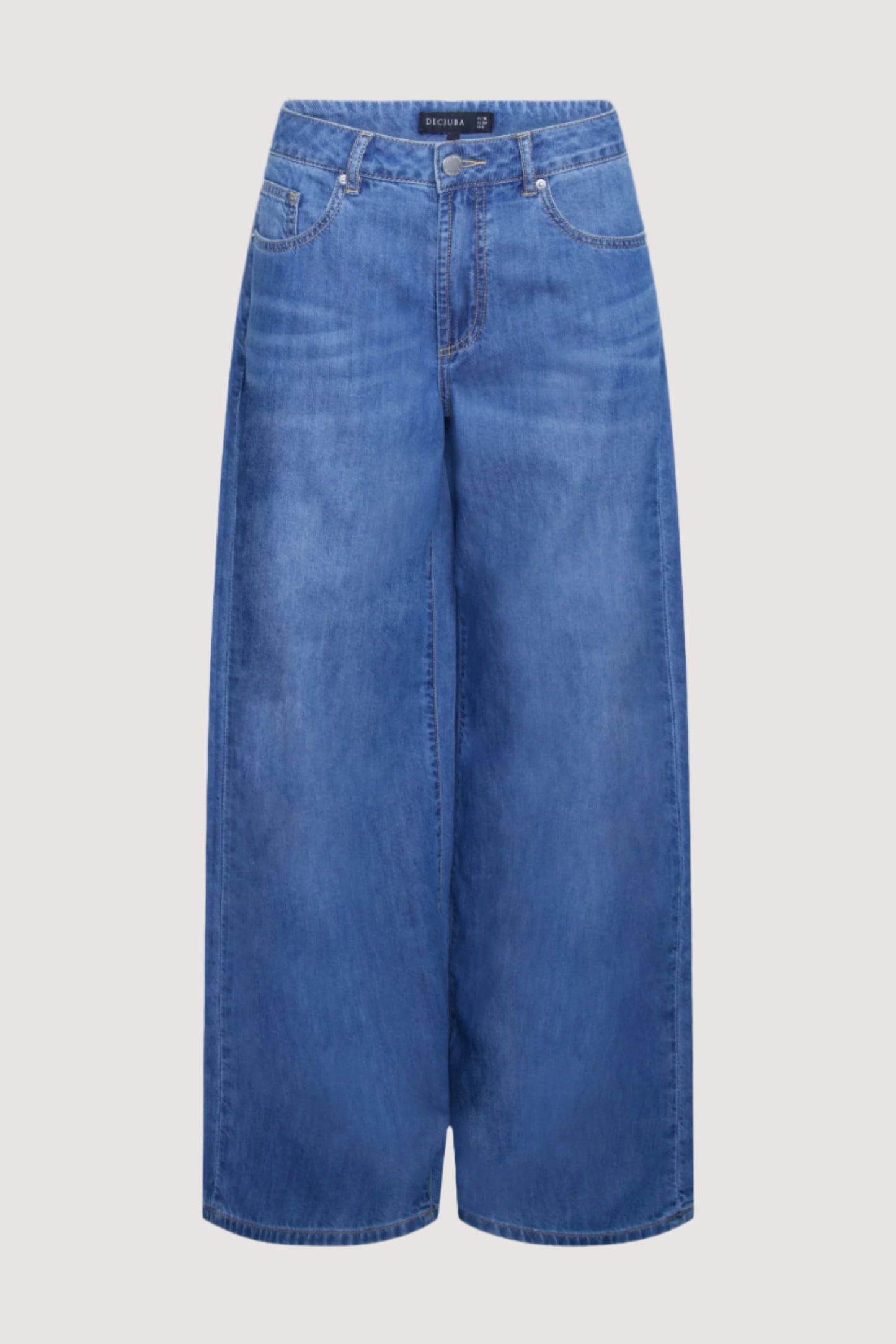Jenna Mid Rise Palazzo Jeans