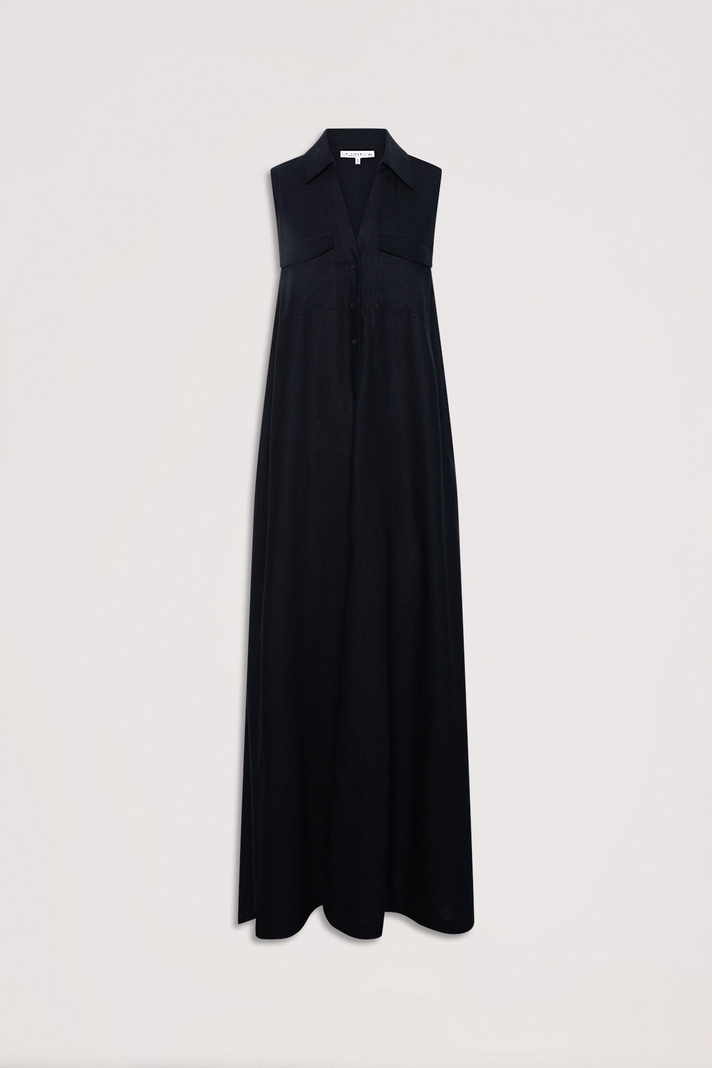 D-Luxe Linen Blend Maxi Dress