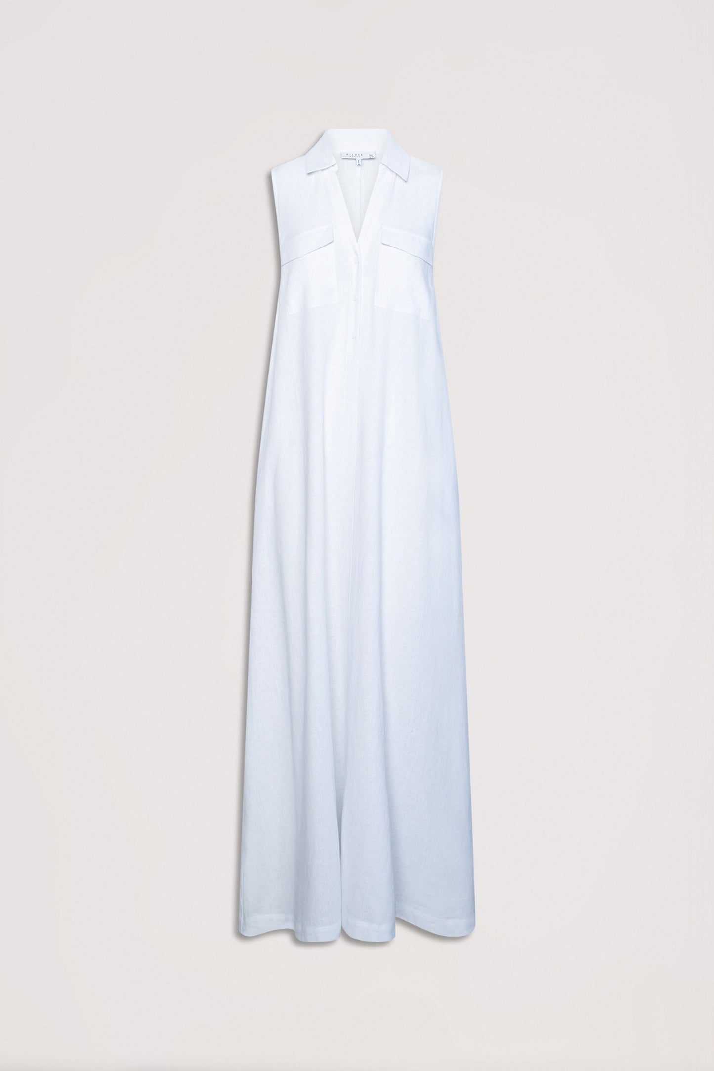 D-Luxe Linen Blend Maxi Dress