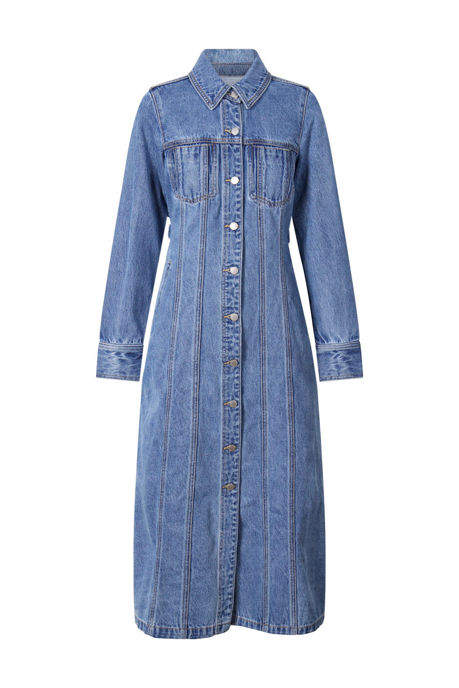 Tia Denim Shirt Dress