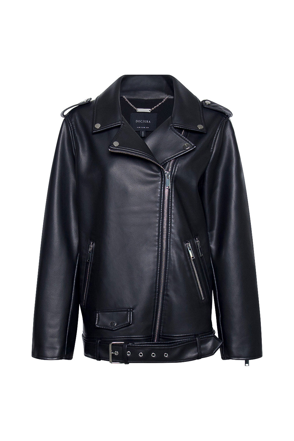 Jordyn Faux Leather Biker