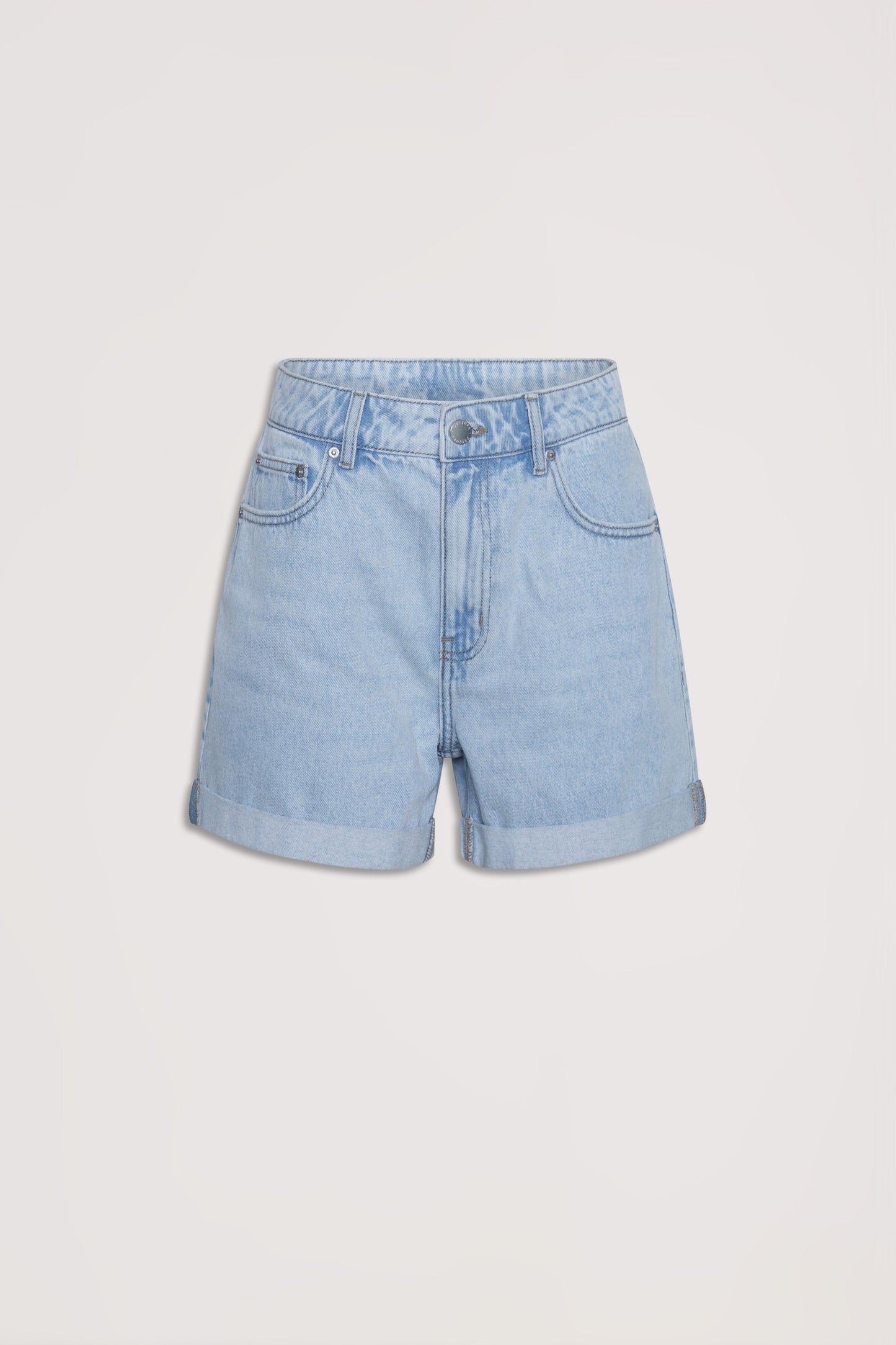 Stevie Roll Cuff Denim Short