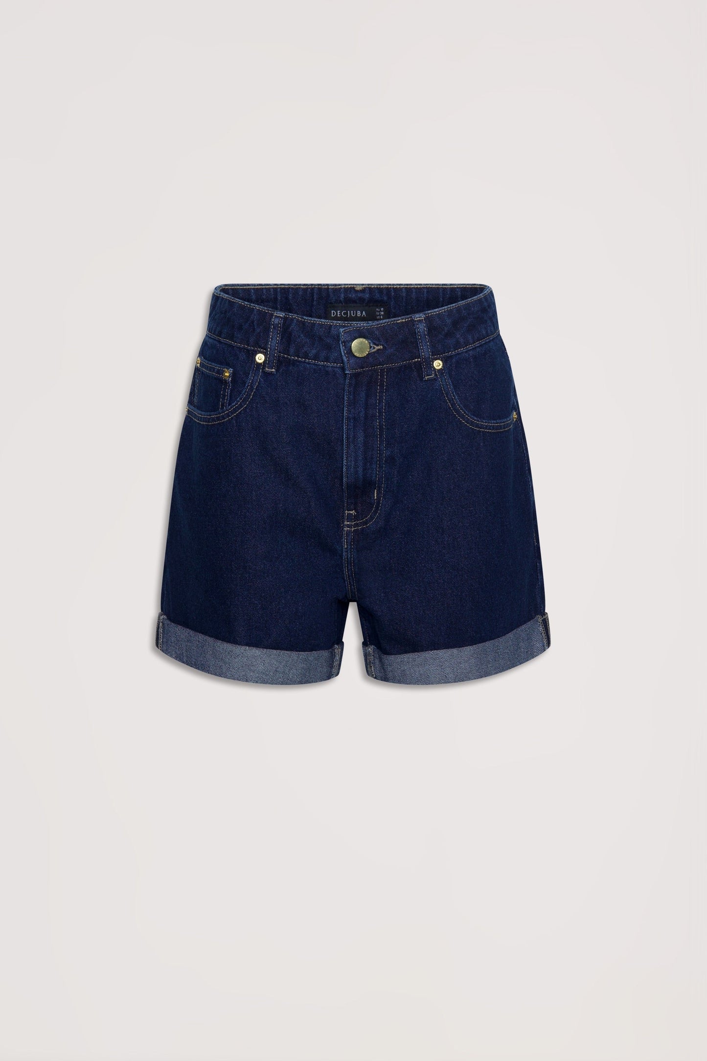 Stevie Roll Cuff Denim Short