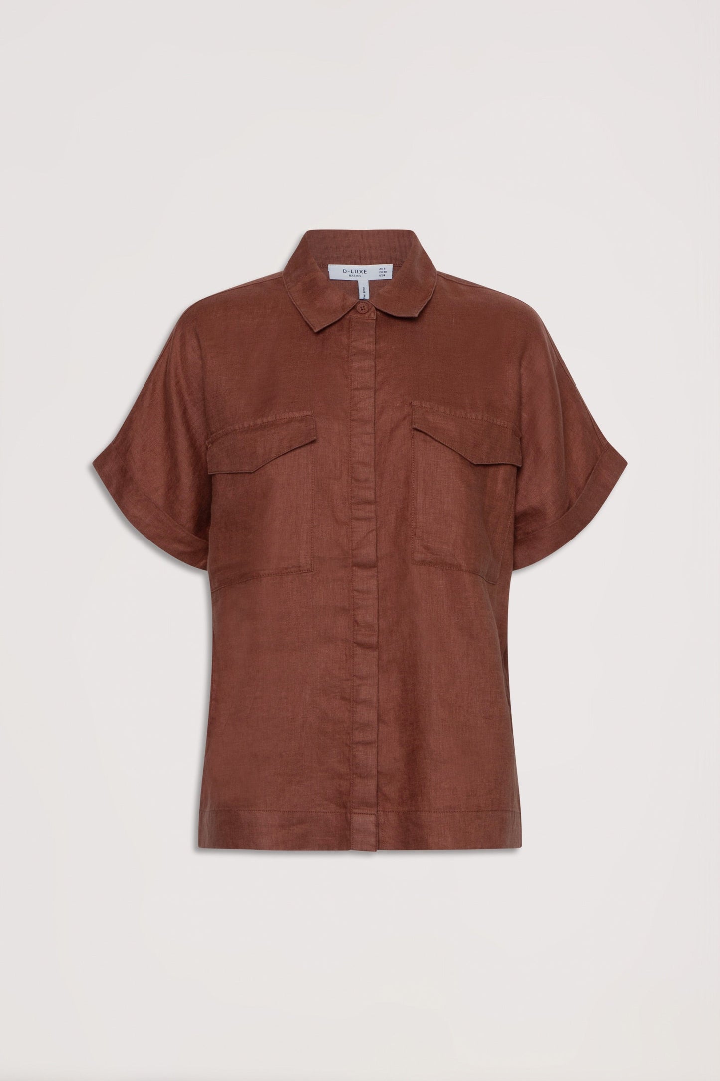 D-Luxe Pocket Linen Shirt