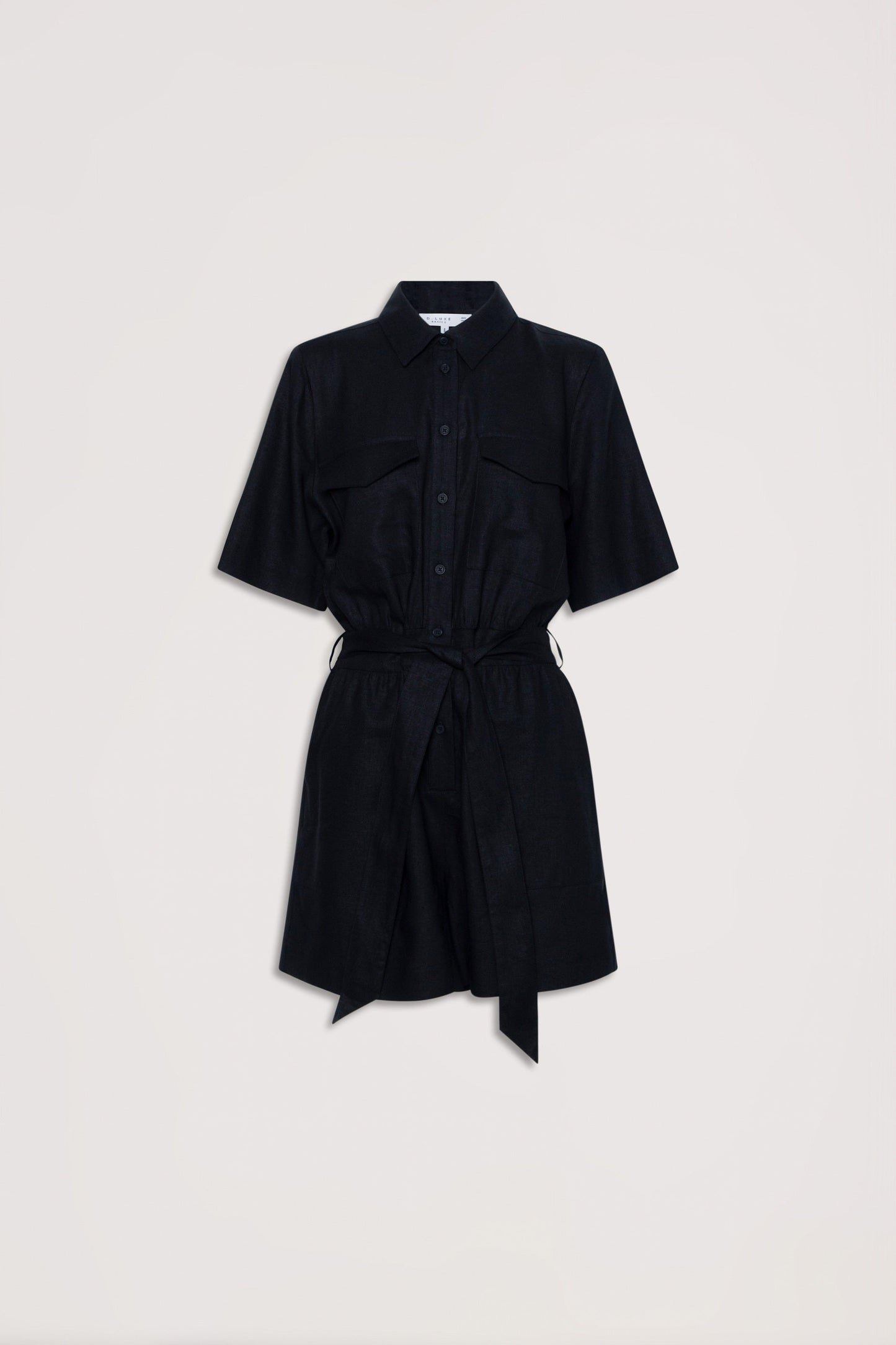 D-Luxe Linen Blend Romper