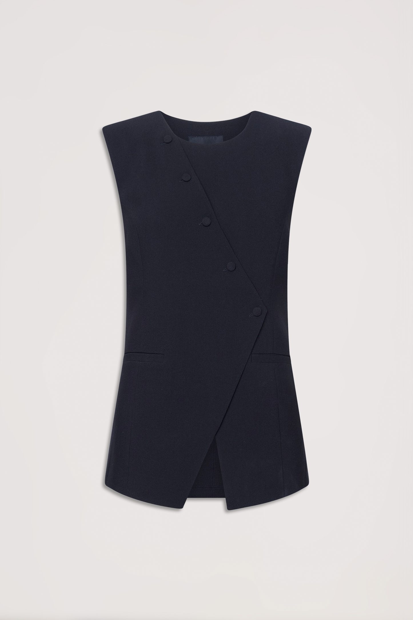 Kara Button Through Waistcoat