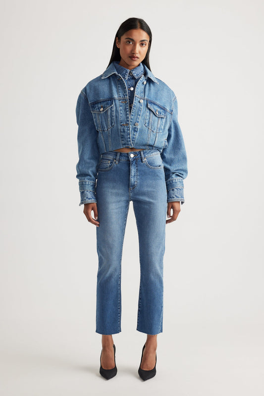 Becky High Rise Straight Jeans