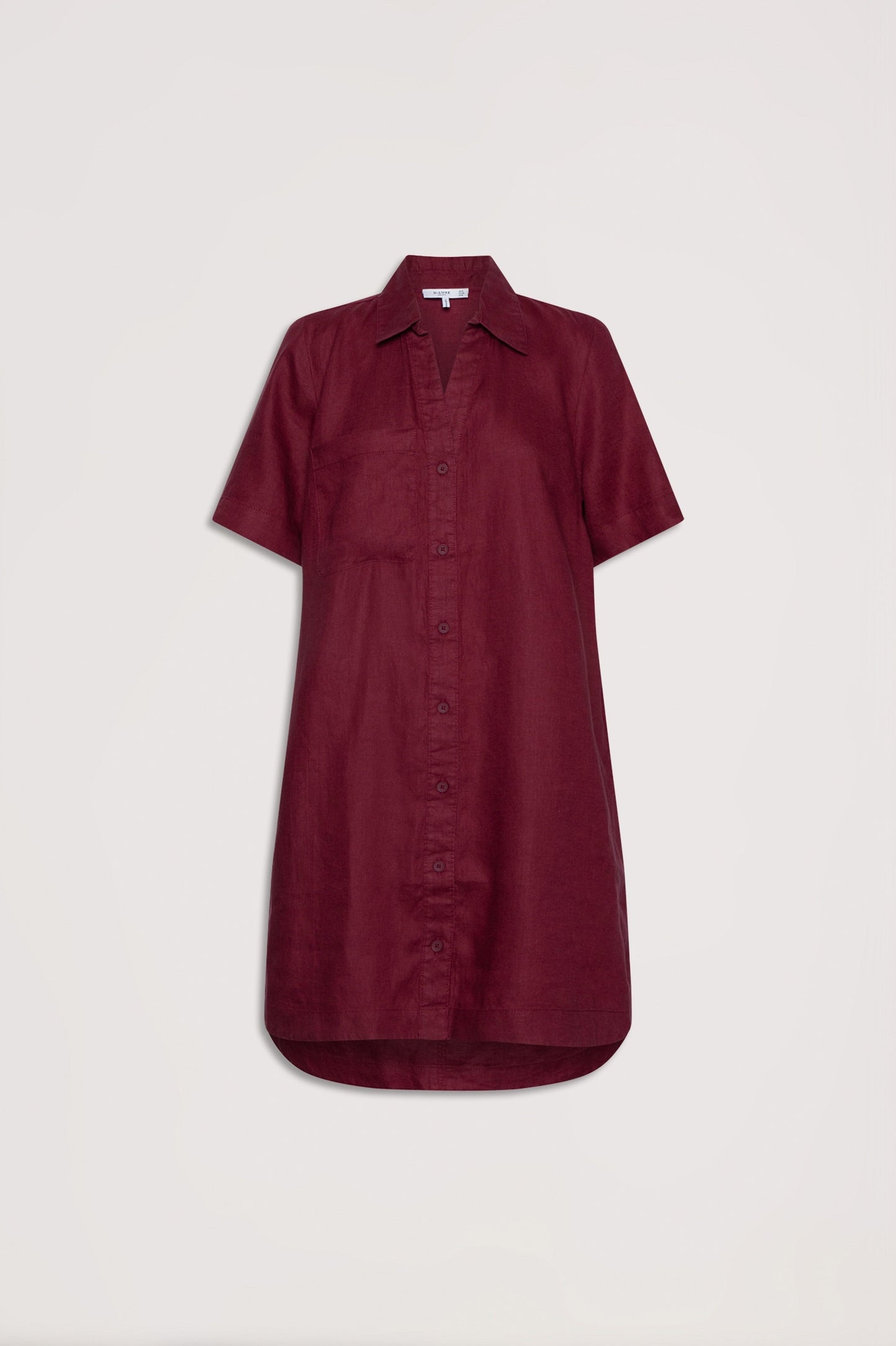D-Luxe Linen Short Dress