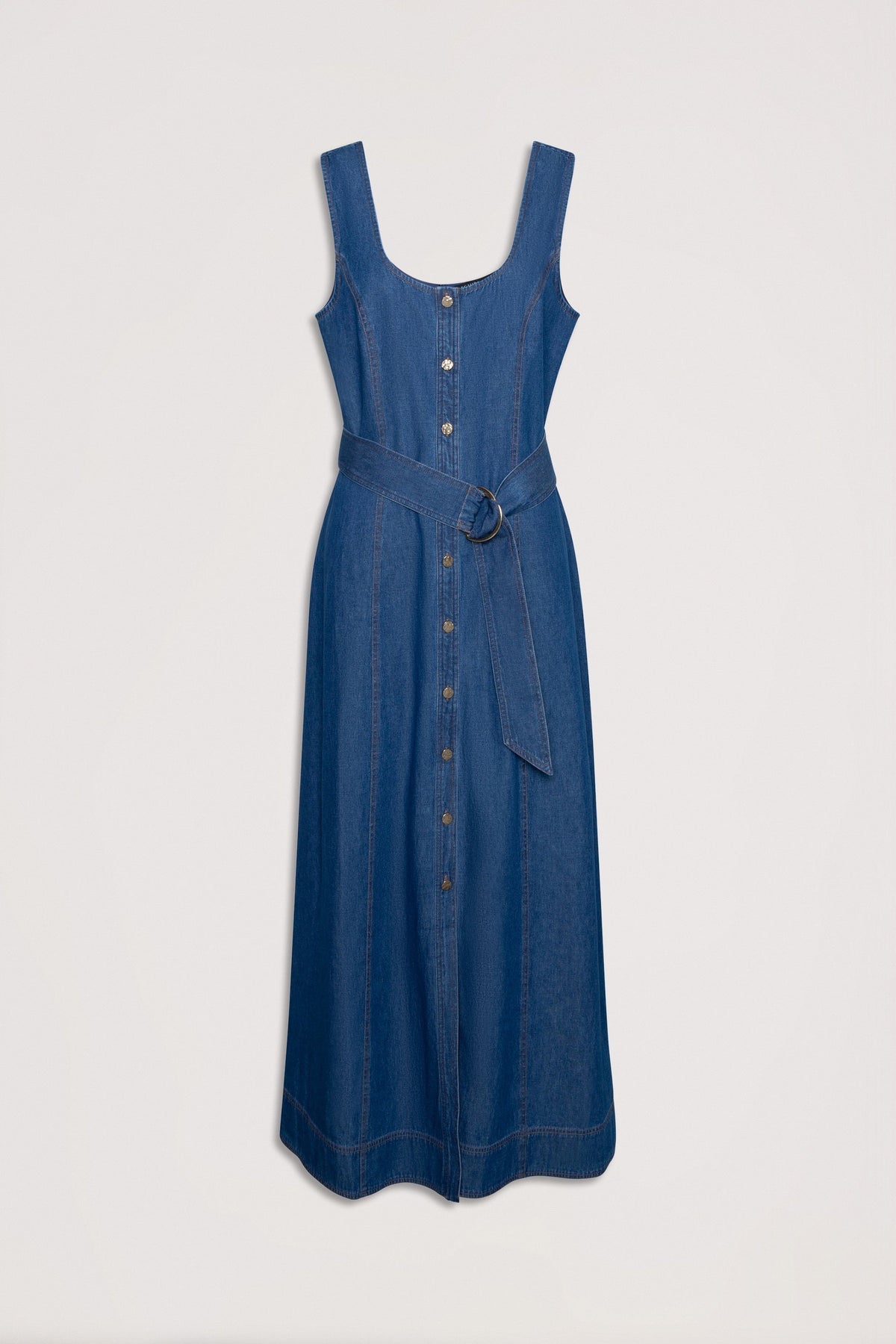 Skylar Denim Maxi Dress