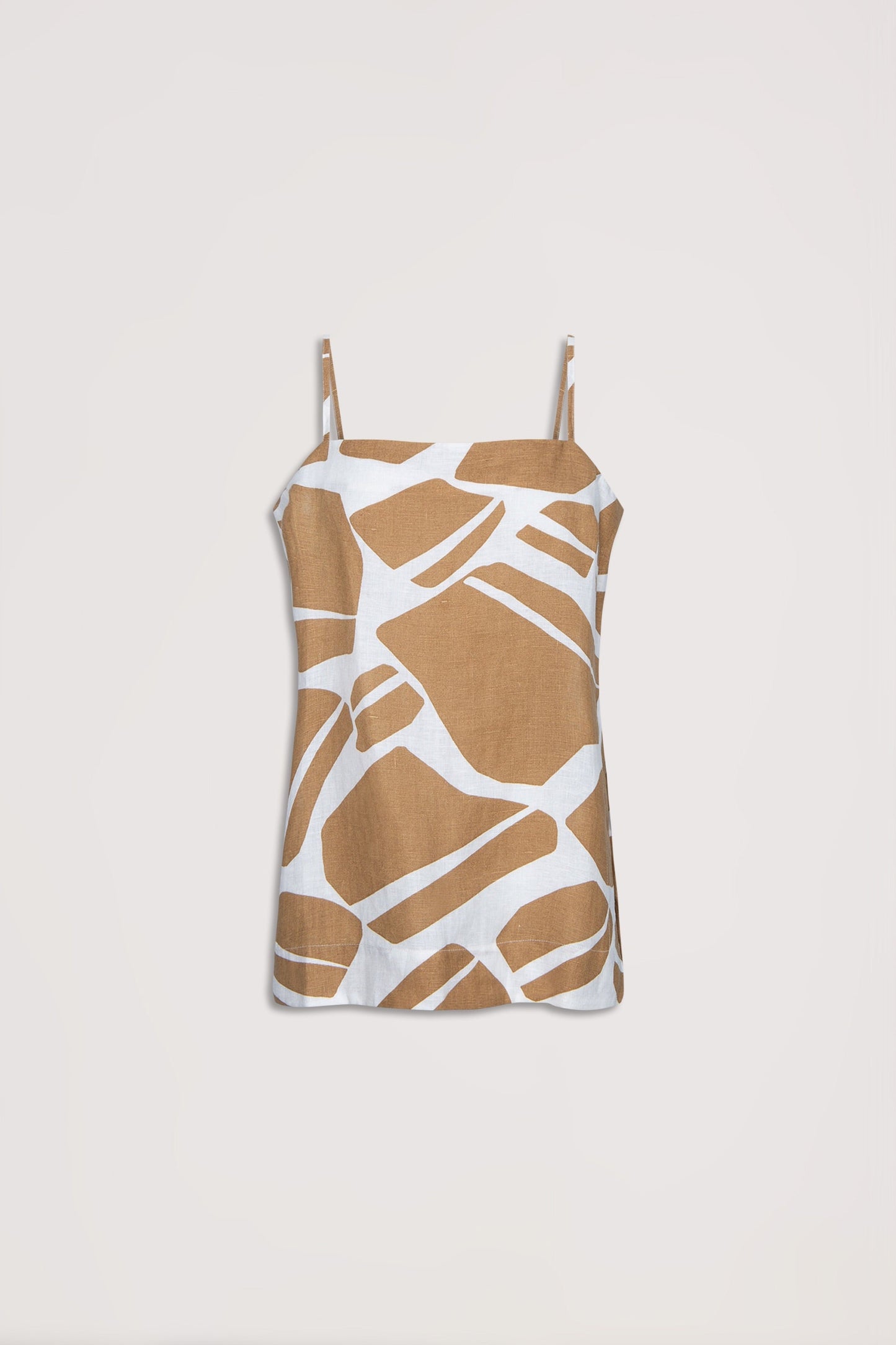 Amelia Linen Longline Top