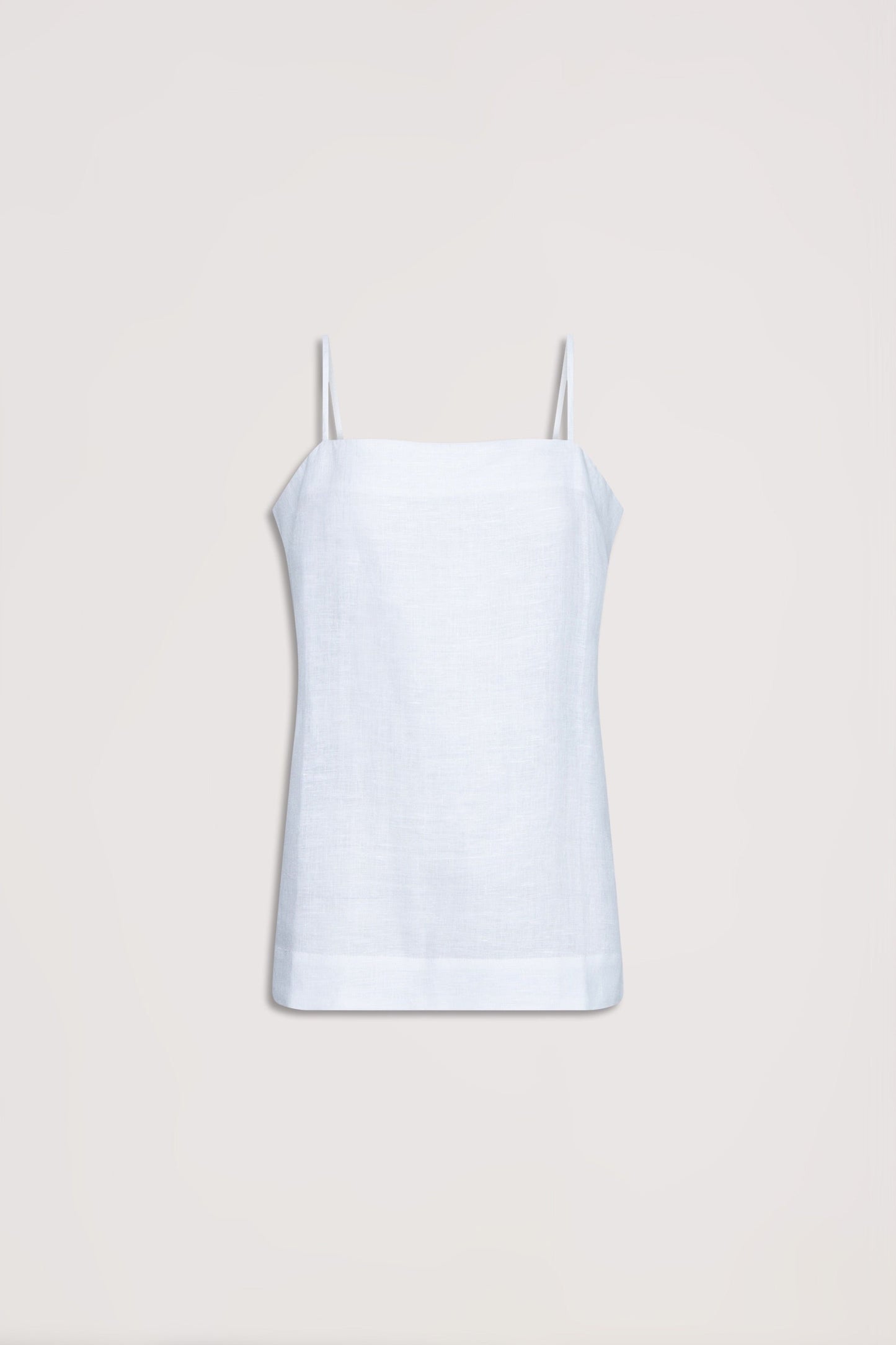 Amelia Linen Longline Top