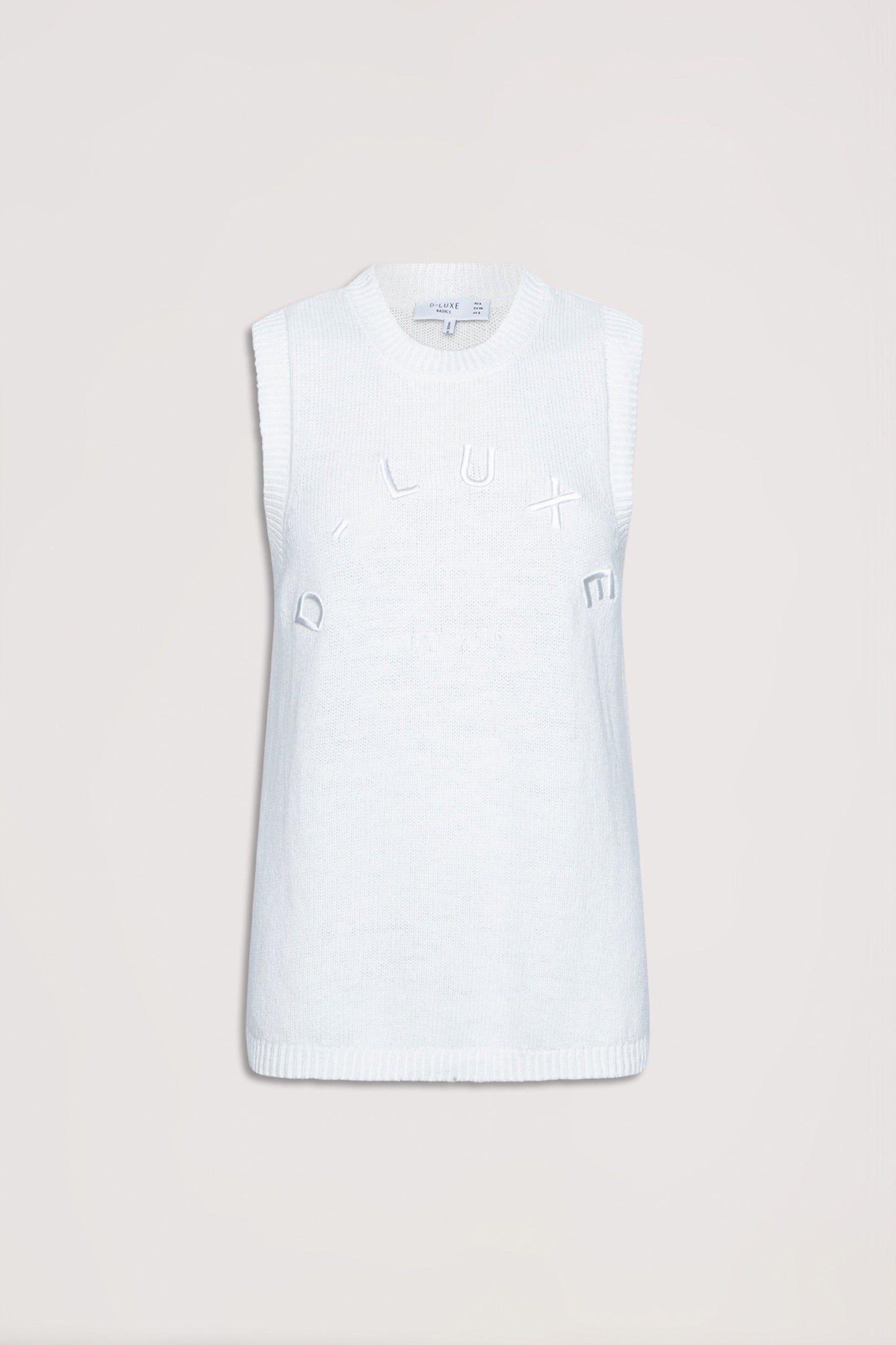 D-Luxe Logo Knit Tank