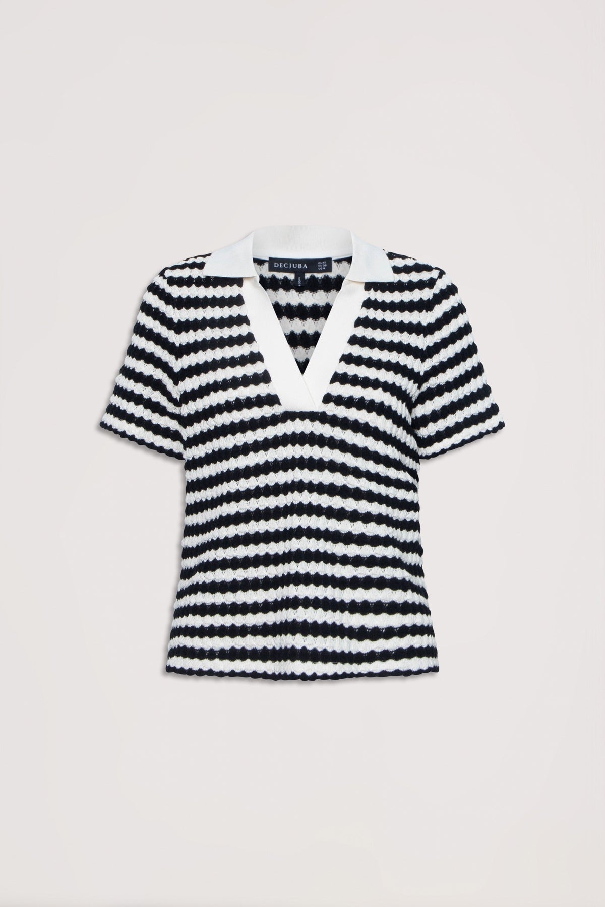 Harper Stripe Polo Tee