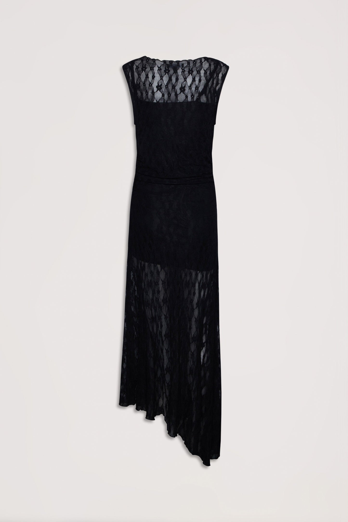 Ines Lace Asymmetric Dress