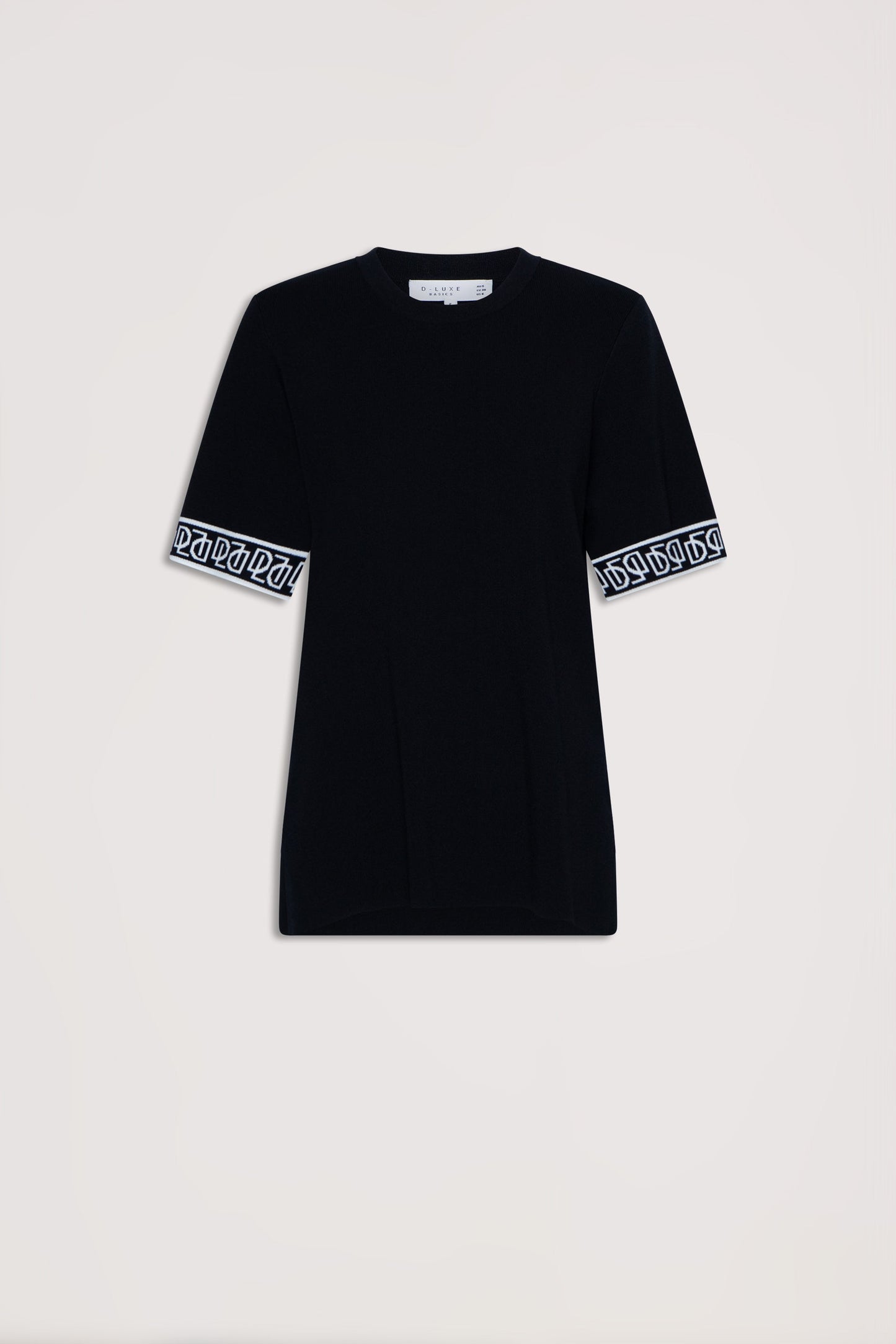 D-Luxe Contrast Knit Top