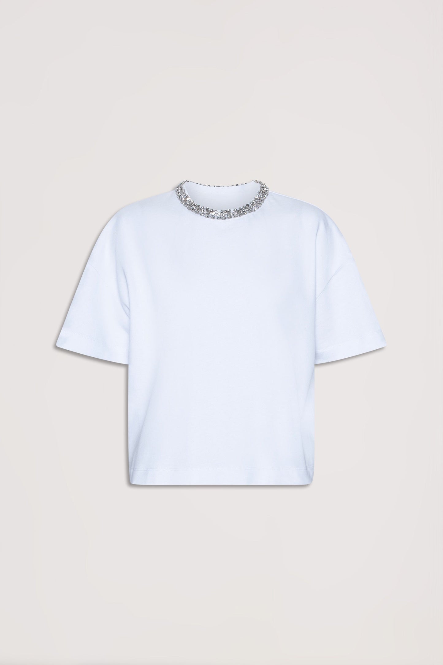 Grace Embellished Neck Tee