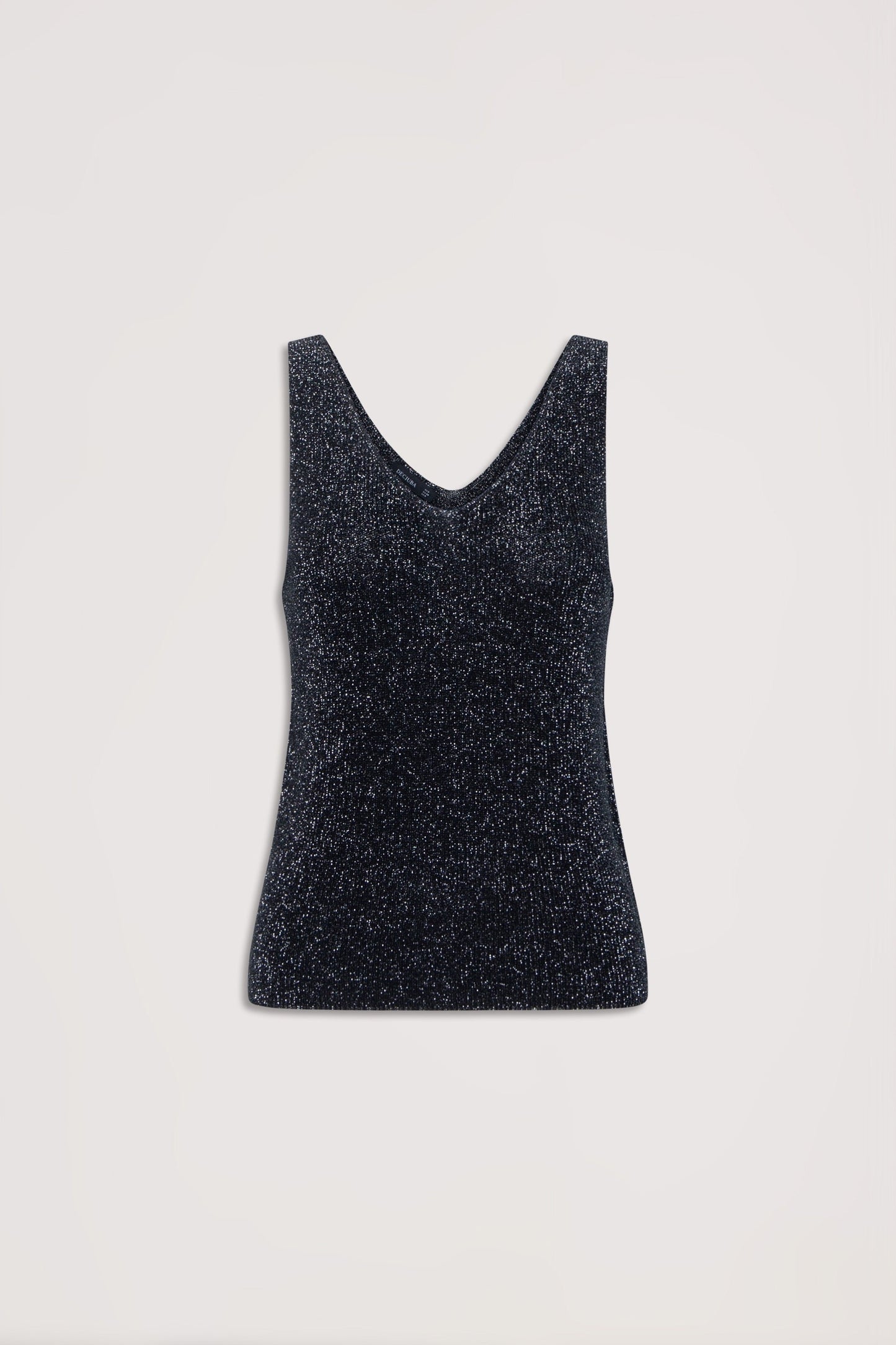 Nikki Metallic Knit Tank