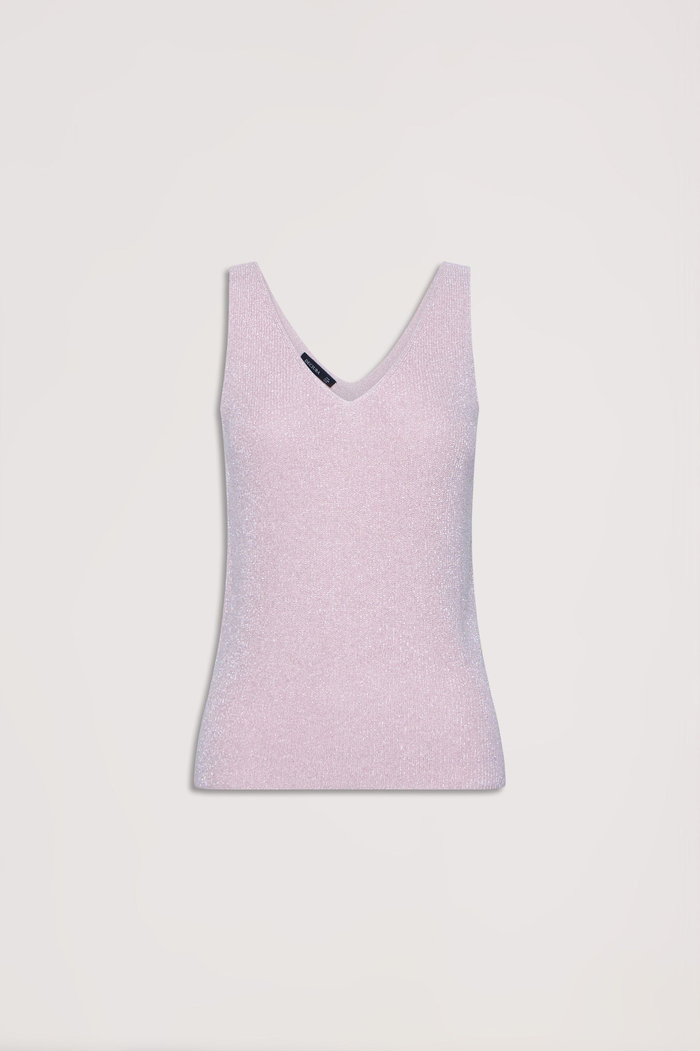 Nikki Metallic Knit Tank