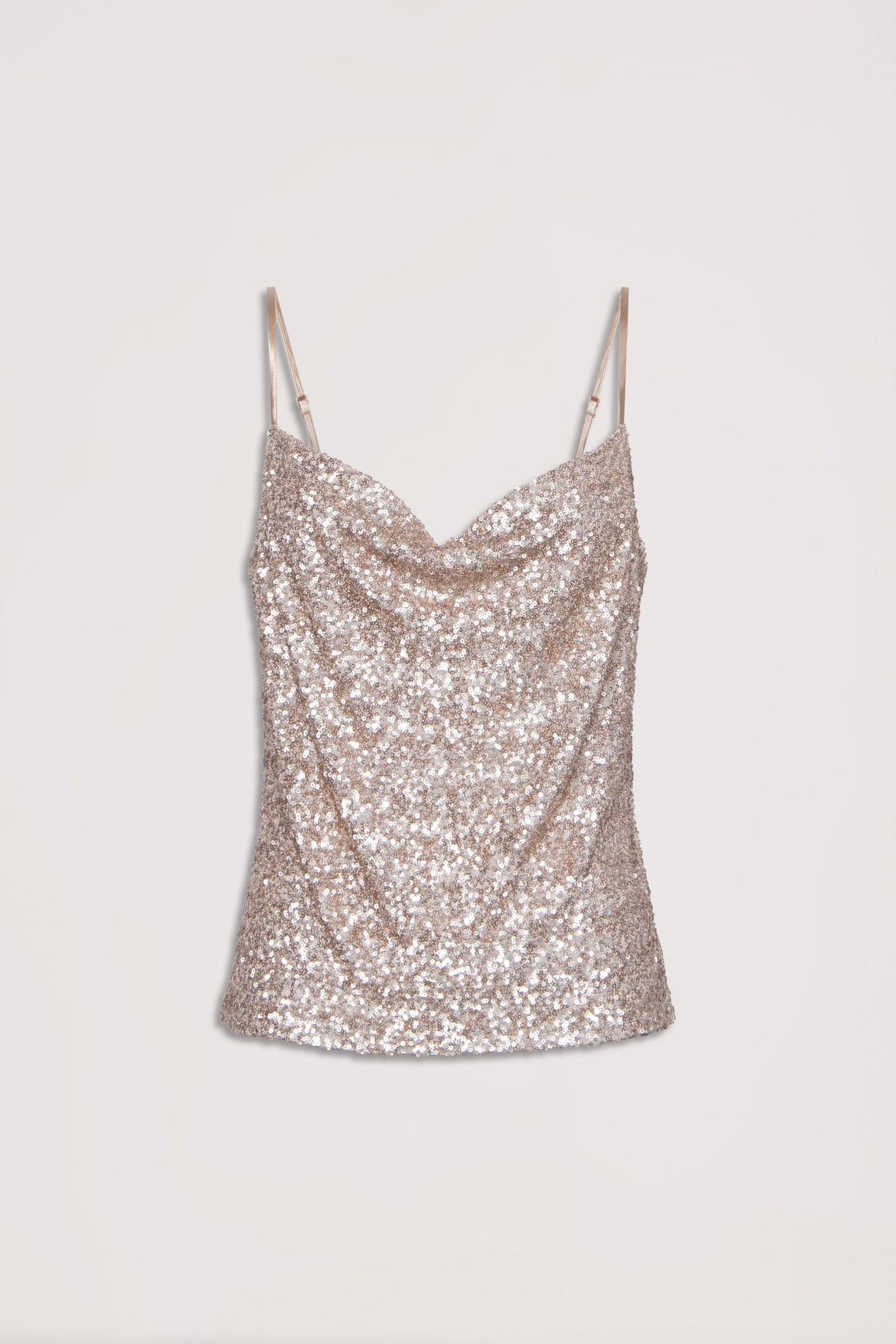 Lana Sequin Cowl Cami