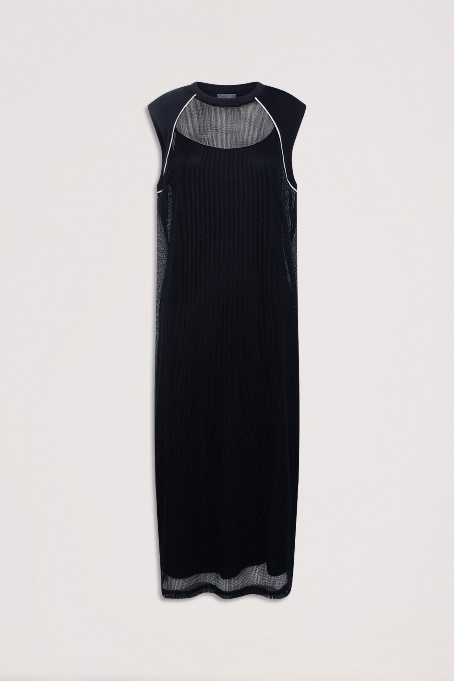 D-Luxe Square Knit Midi Dress