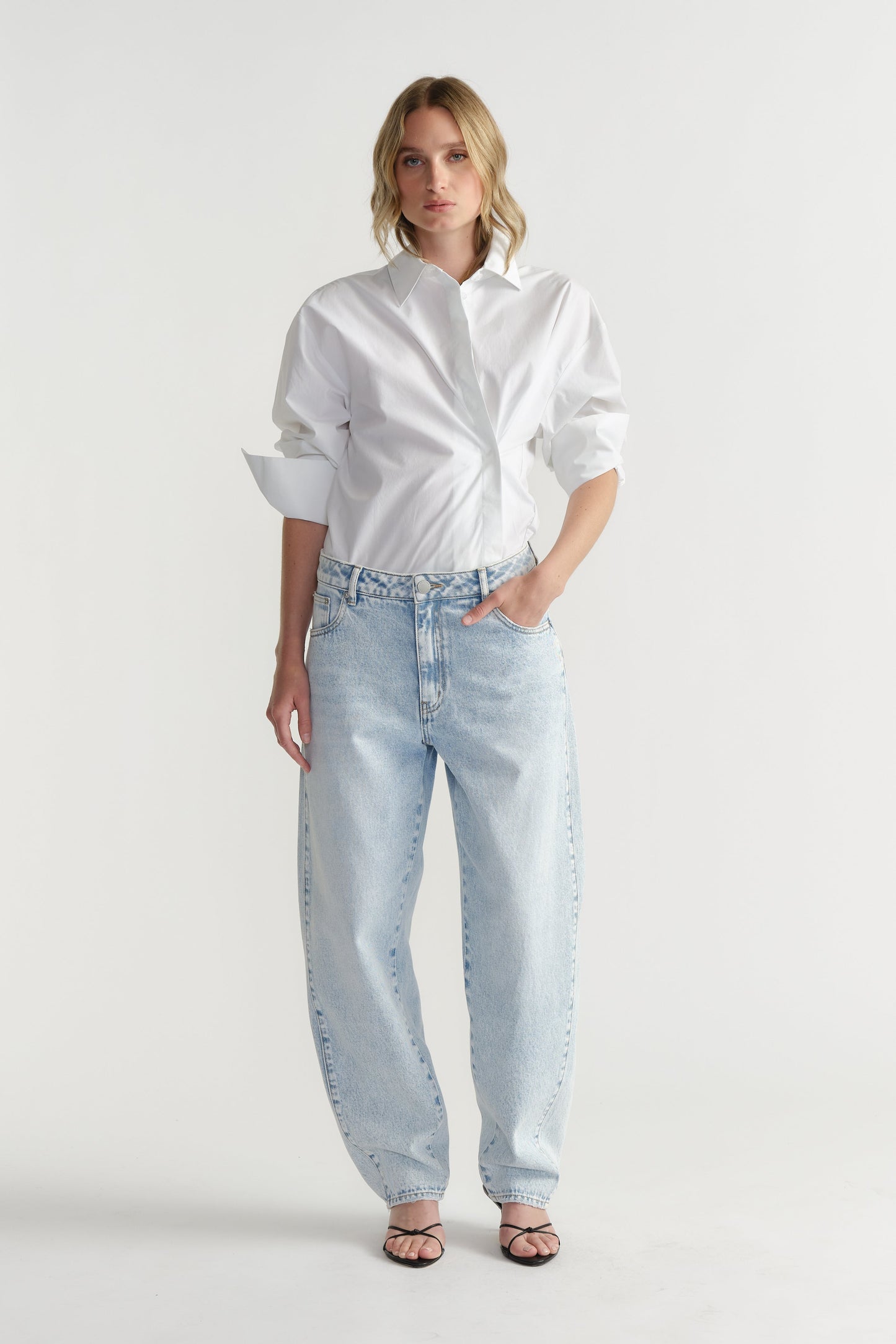 Camille Barrel Leg Jean