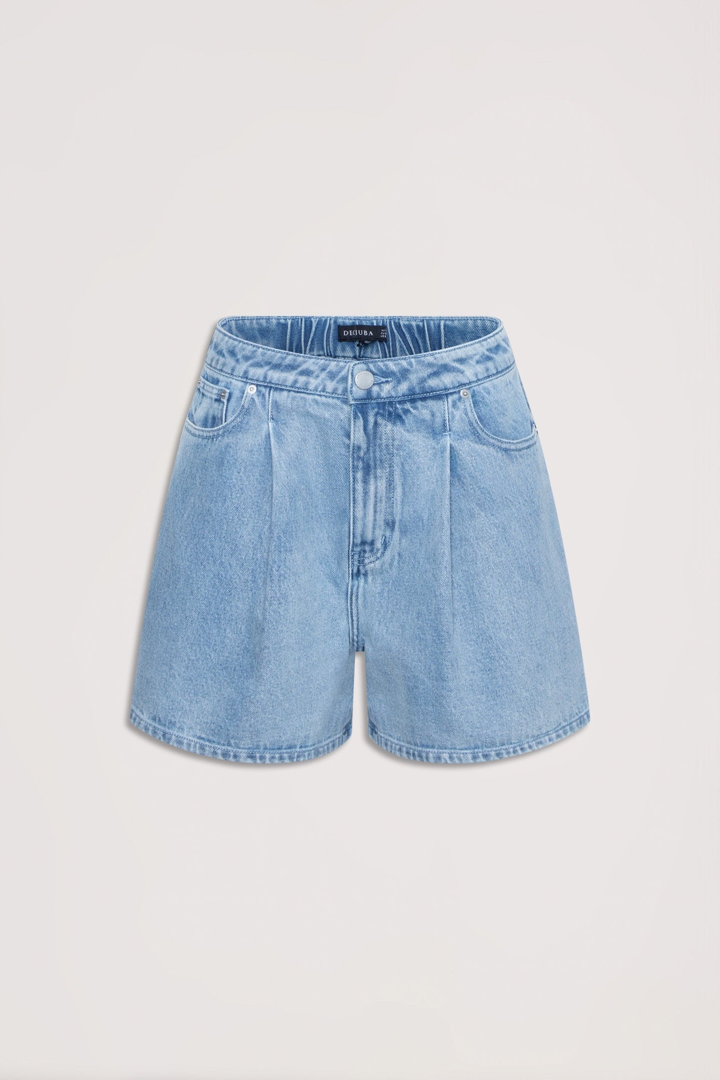 Mia Pleated Denim Short