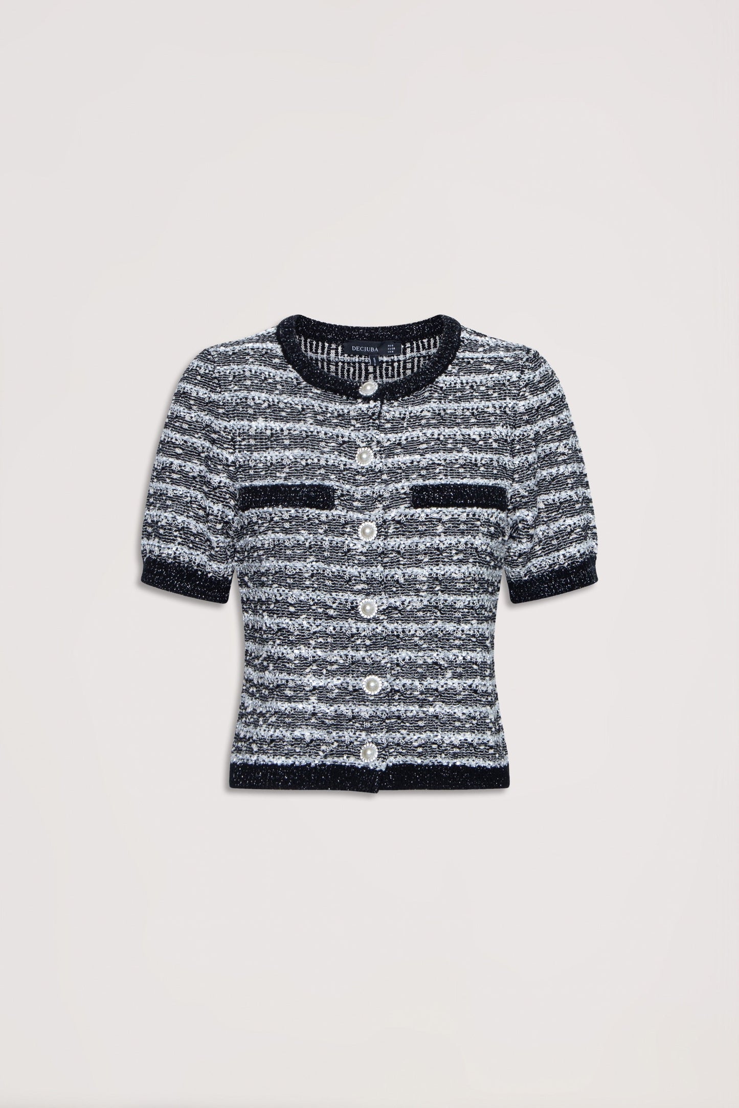 Ottilie Check Knit Top