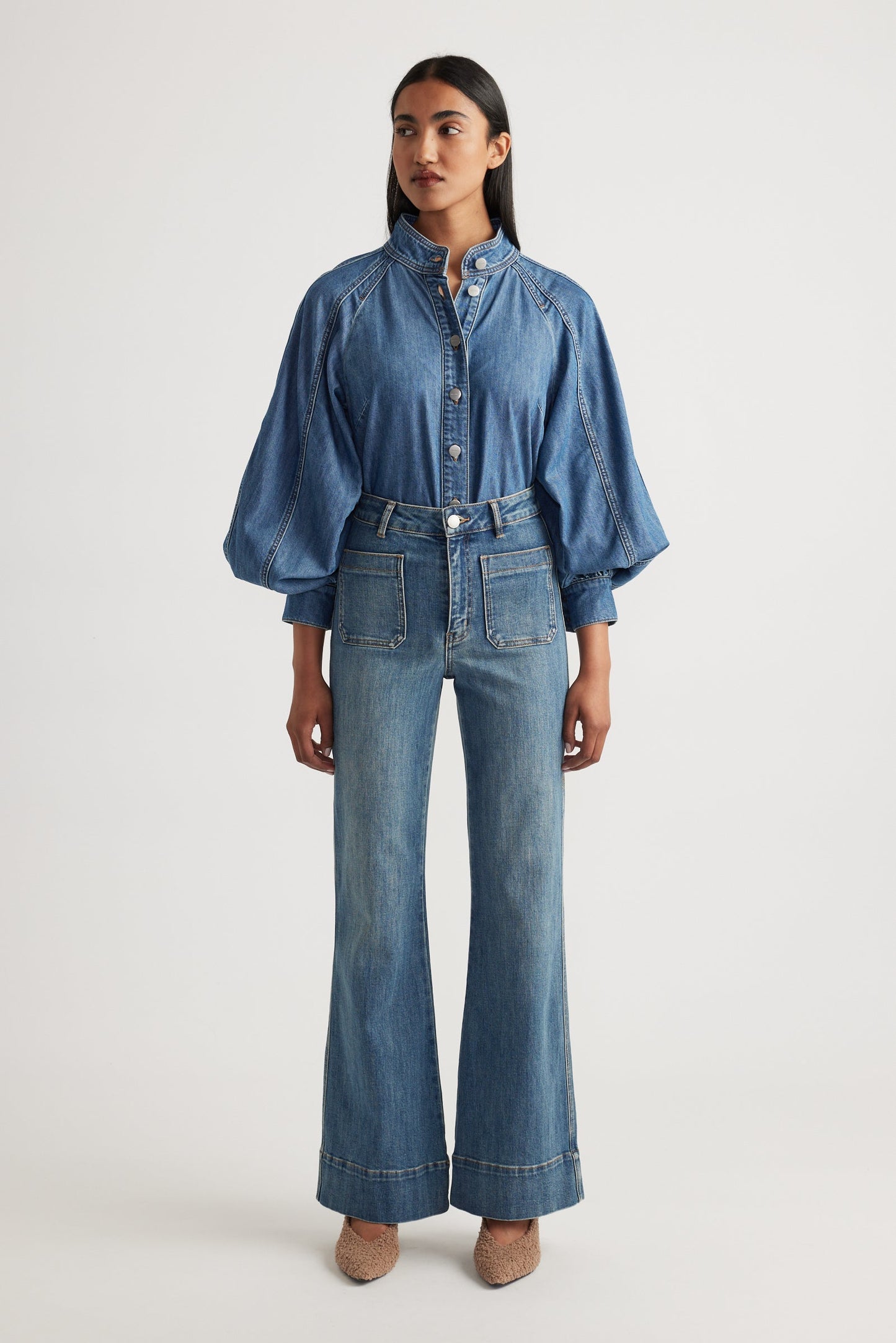 Tori High Rise Flare Jeans