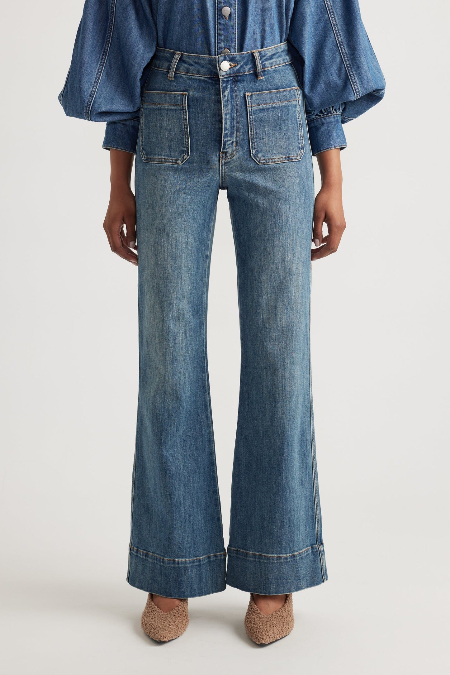 Tori High Rise Flare Jeans