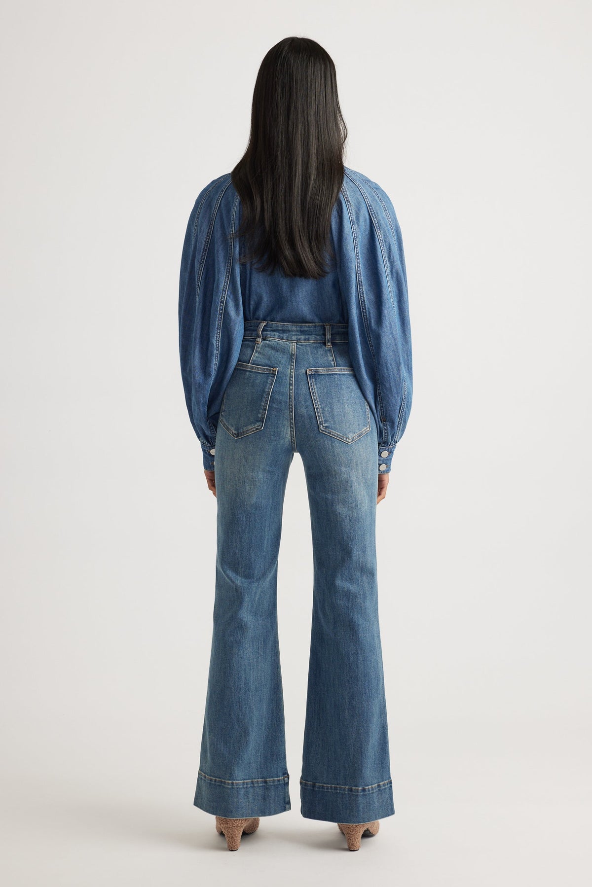 Tori High Rise Flare Jeans