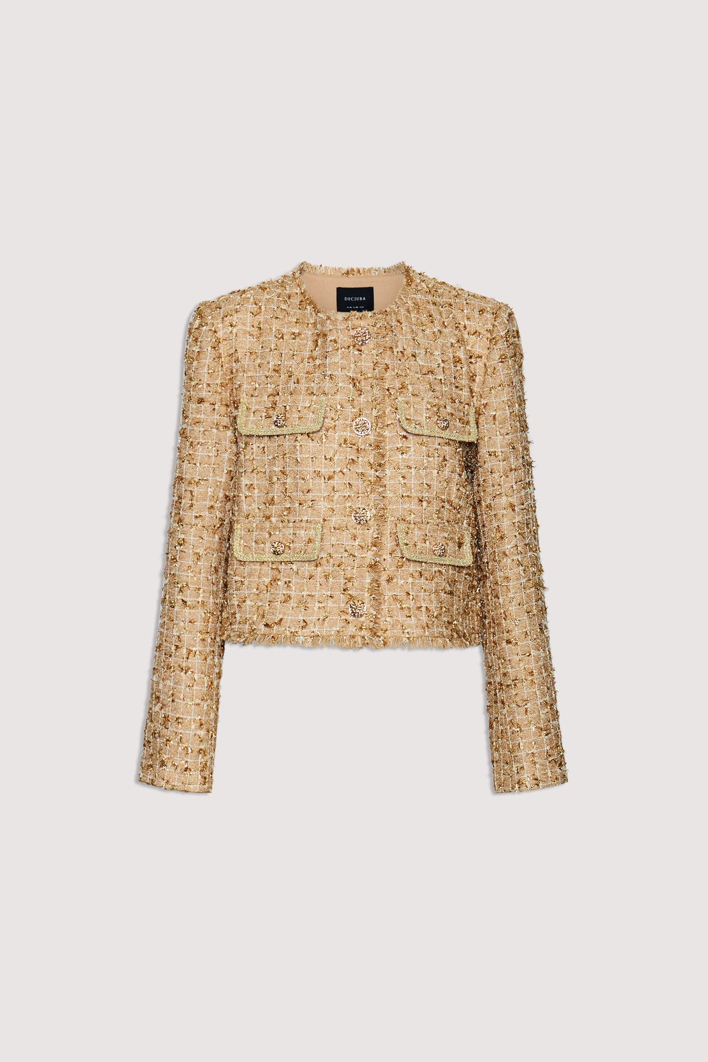 Cynthia Cropped Tweed Jacket