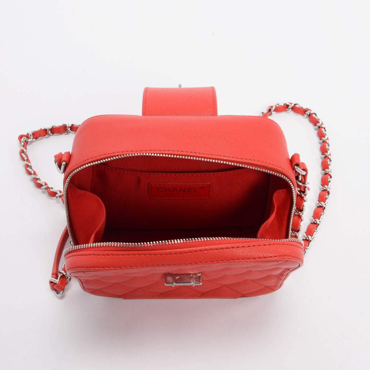 Quilted Leather CC Box Camera Bag