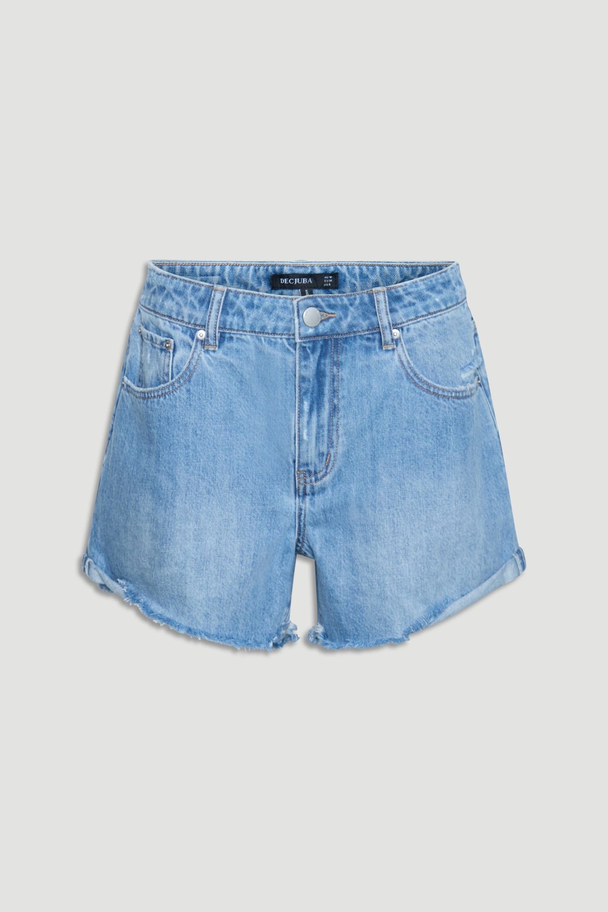 Harper Rolled Cuff Denim Short