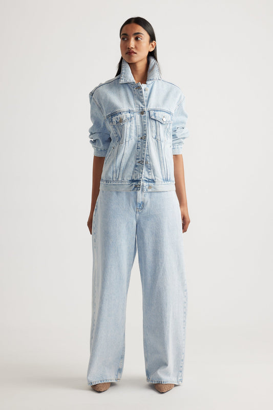 Elena High Rise Wide Jeans