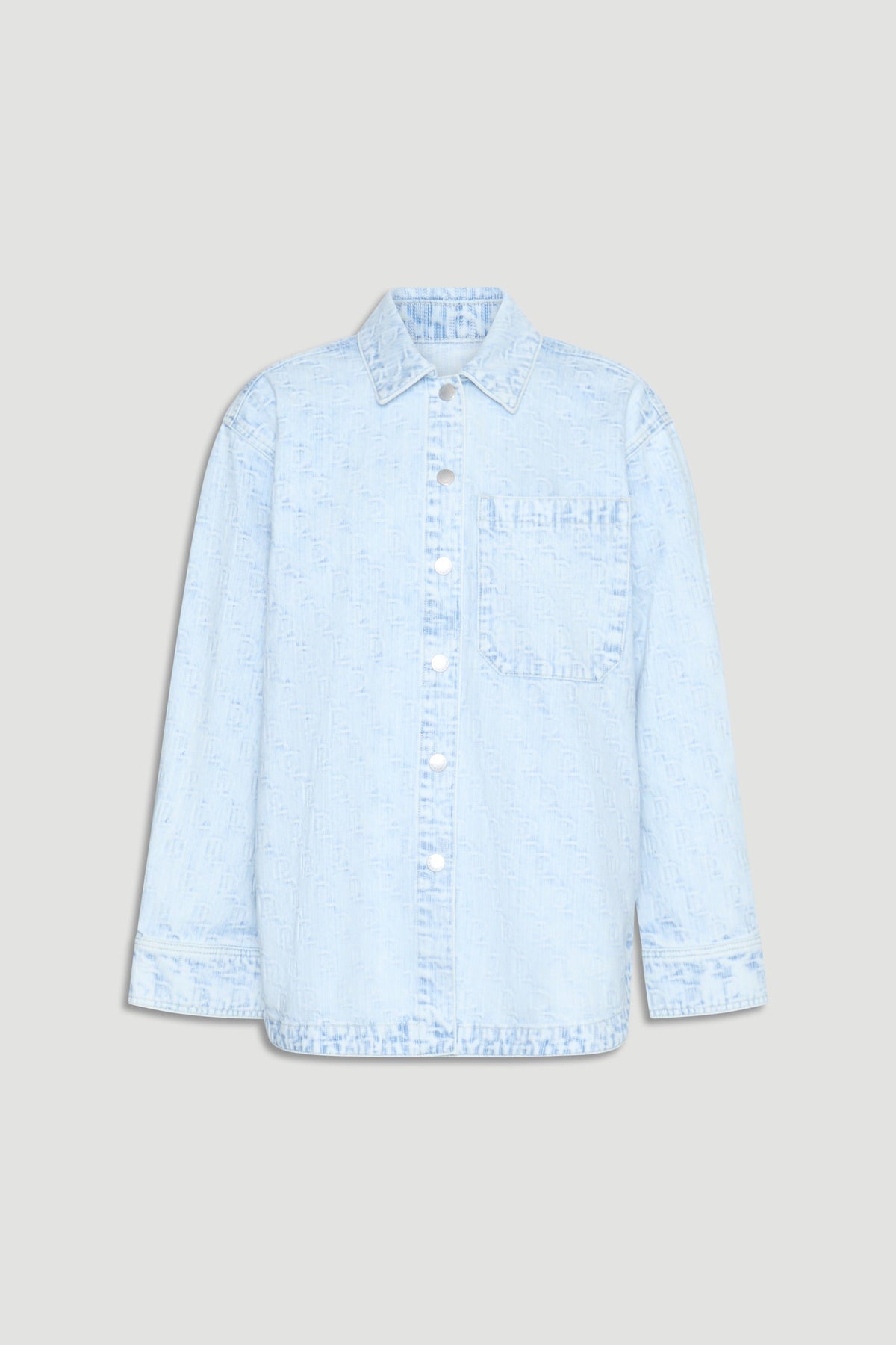D-Luxe Denim Textured Shacket