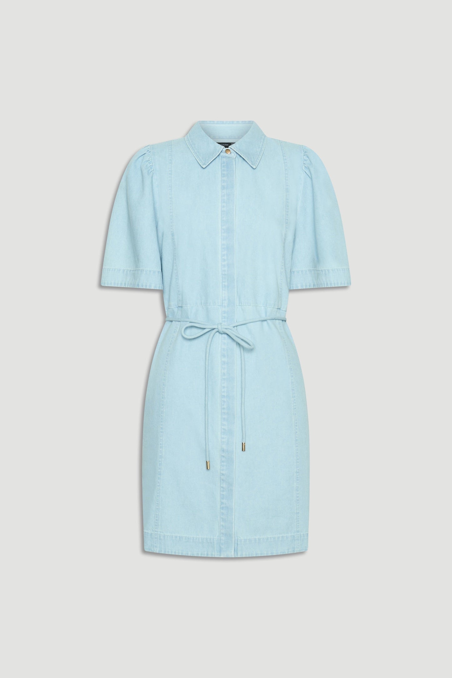 Luna Denim Mini Shirt Dress