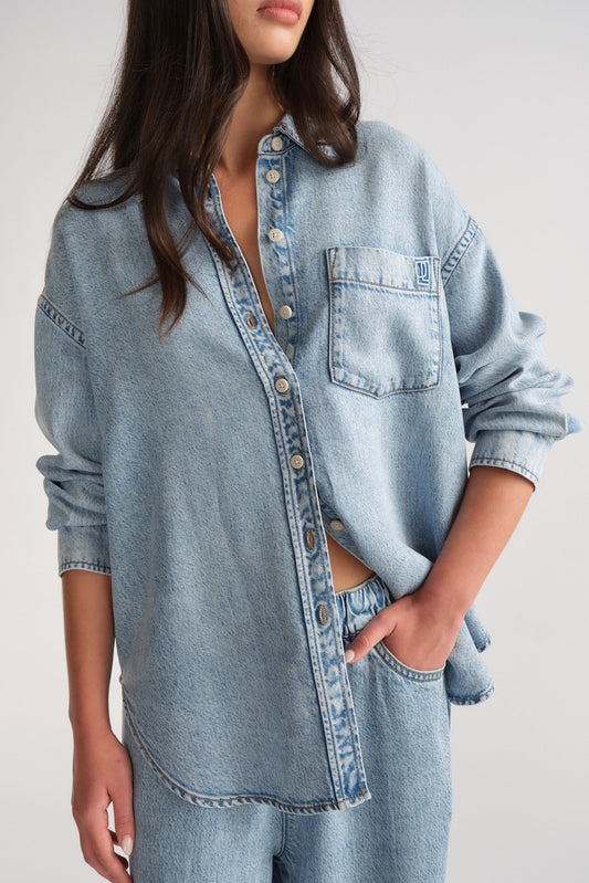 D-Luxe Fluid Denim Shirt
