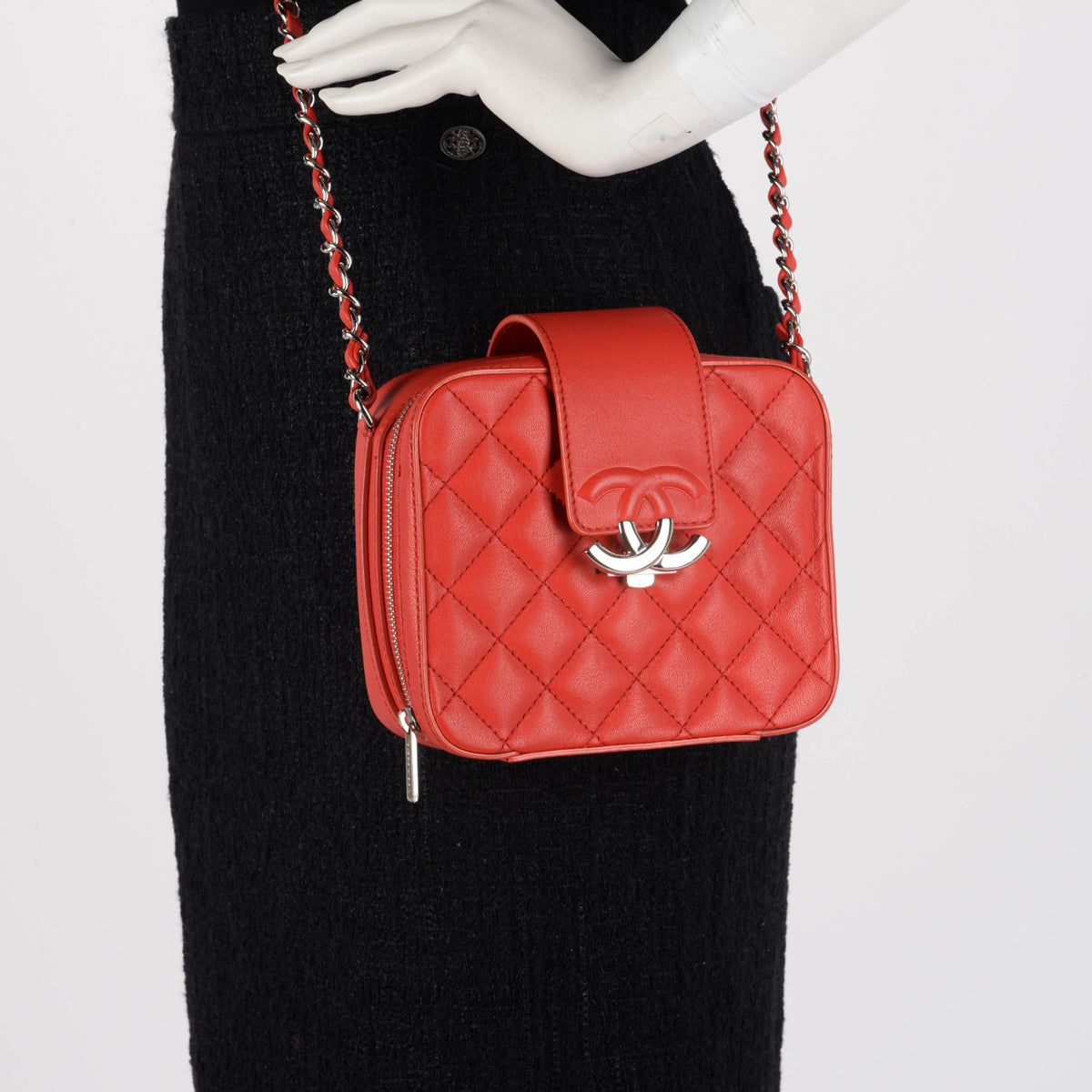 Quilted Leather CC Box Camera Bag