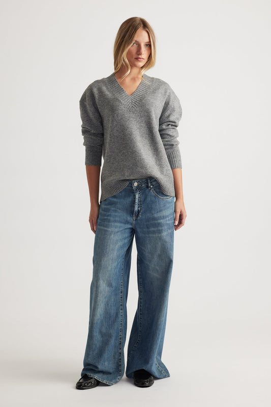 V Neck Knit Jumper